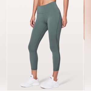 Lululemon Train Times 7/8 Pant *25" in Sea Steel, Size 12